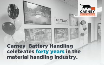 Carney Battery Handling Celebrates 40 Years